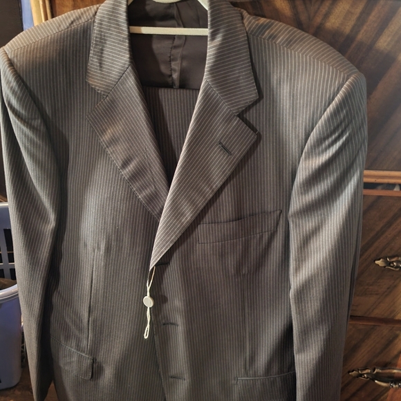 NWT Raffaele Caruso 40L Brown silk/wool - Picture 1 of 9